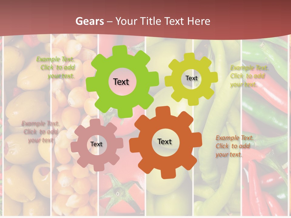 Cob Strawberries Pepper PowerPoint Template