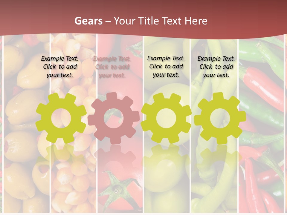 Cob Strawberries Pepper PowerPoint Template