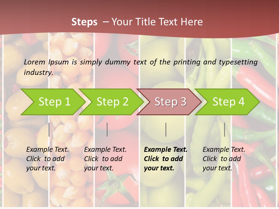 Cob Strawberries Pepper PowerPoint Template