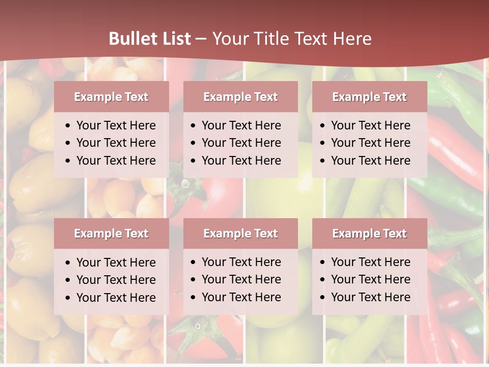 Cob Strawberries Pepper PowerPoint Template
