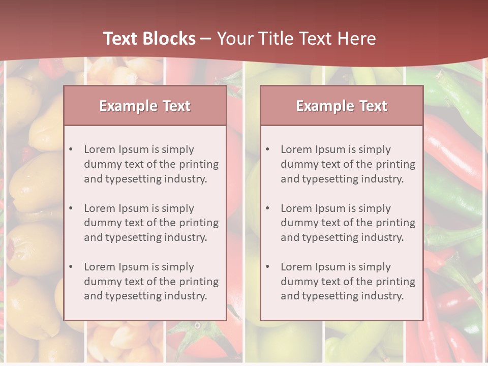 Cob Strawberries Pepper PowerPoint Template