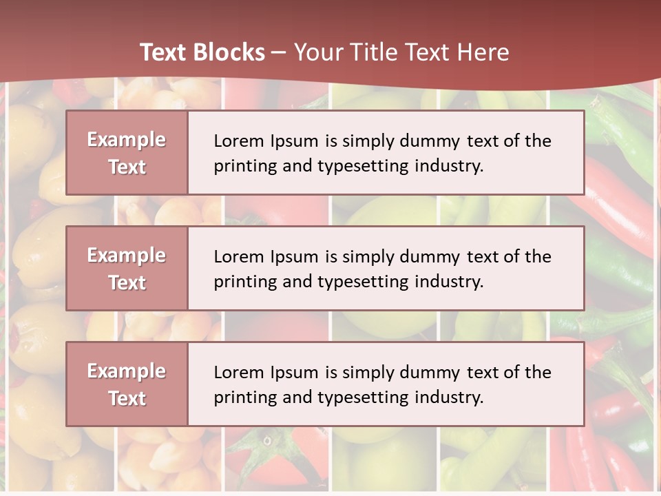 Cob Strawberries Pepper PowerPoint Template