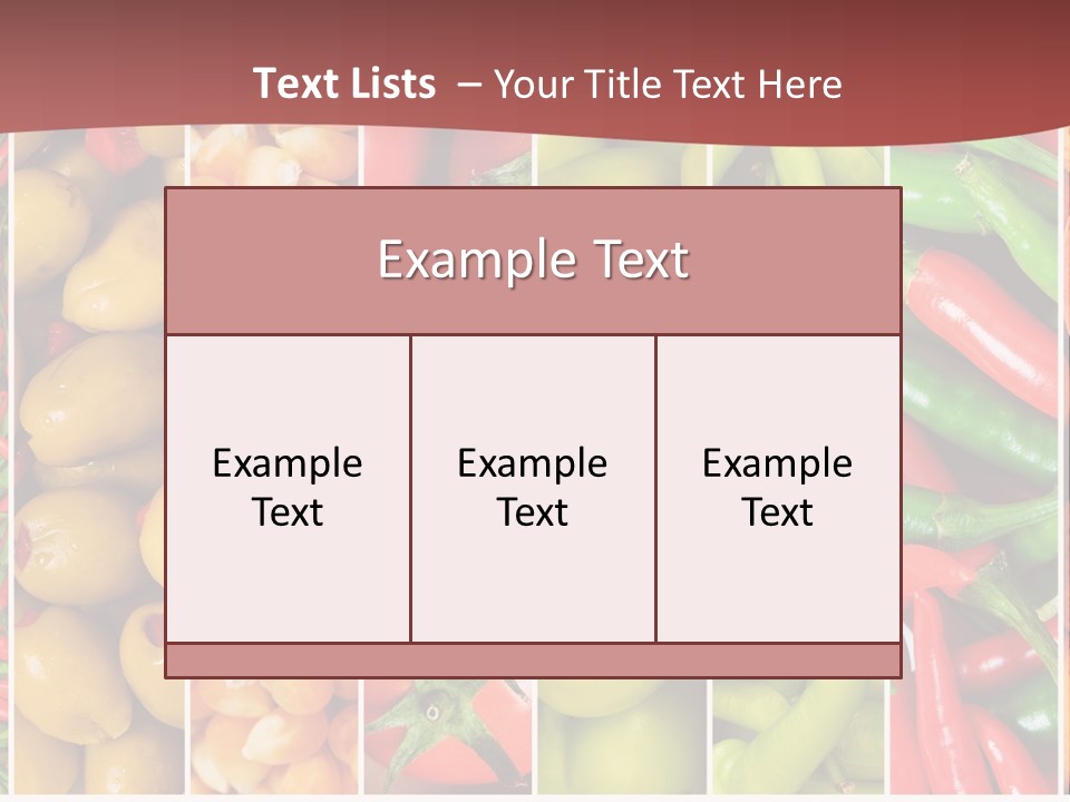 Cob Strawberries Pepper PowerPoint Template