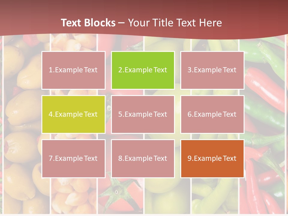 Cob Strawberries Pepper PowerPoint Template