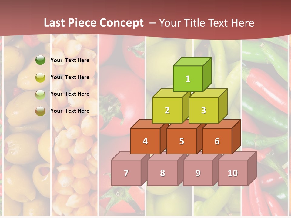 Cob Strawberries Pepper PowerPoint Template