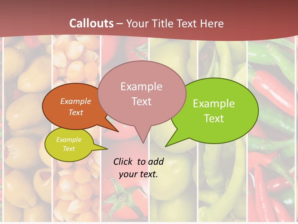 Cob Strawberries Pepper PowerPoint Template