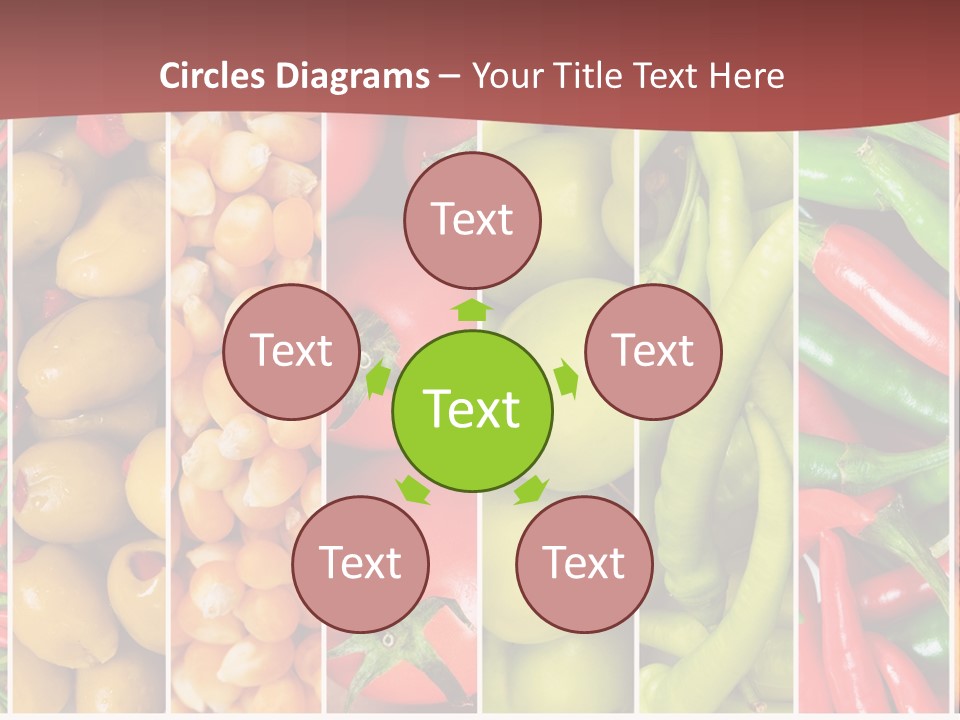 Cob Strawberries Pepper PowerPoint Template