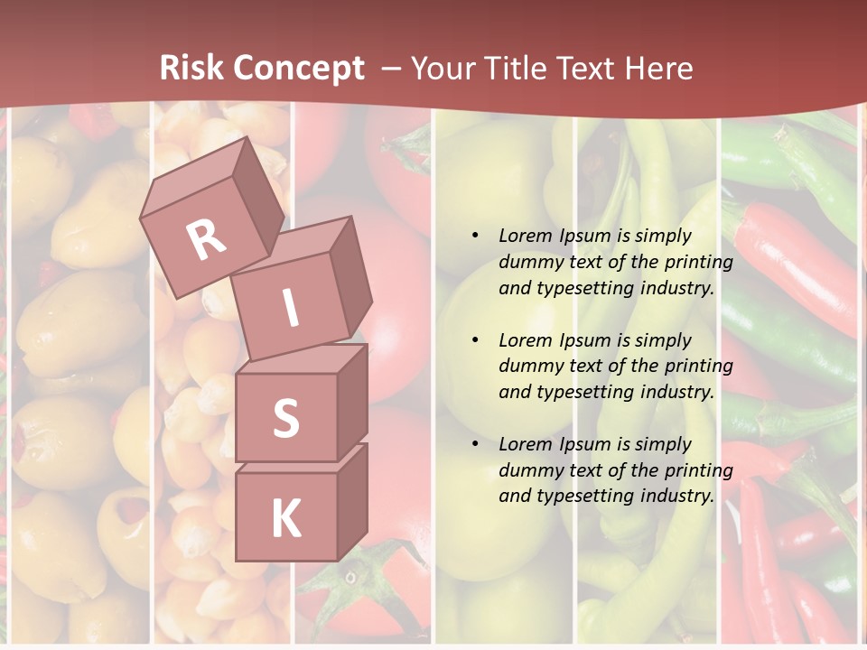 Cob Strawberries Pepper PowerPoint Template