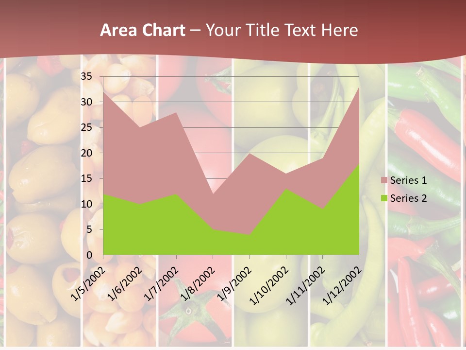 Cob Strawberries Pepper PowerPoint Template
