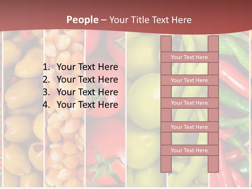 Cob Strawberries Pepper PowerPoint Template