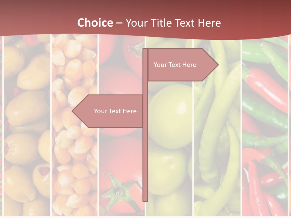 Cob Strawberries Pepper PowerPoint Template