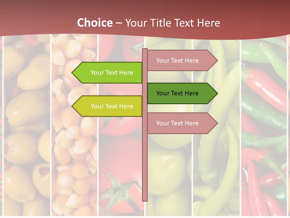 Cob Strawberries Pepper PowerPoint Template