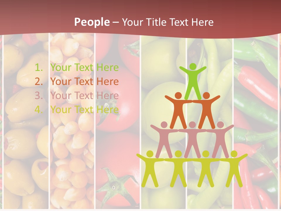 Cob Strawberries Pepper PowerPoint Template