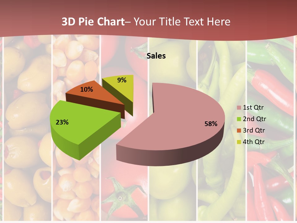 Cob Strawberries Pepper PowerPoint Template