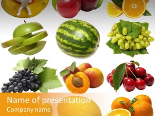 Dessert Bunch Vitamin PowerPoint Template