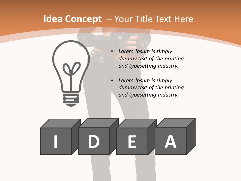 Unhealthy Bread Breakfast PowerPoint Template