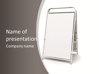 Stand Empty Big PowerPoint Template