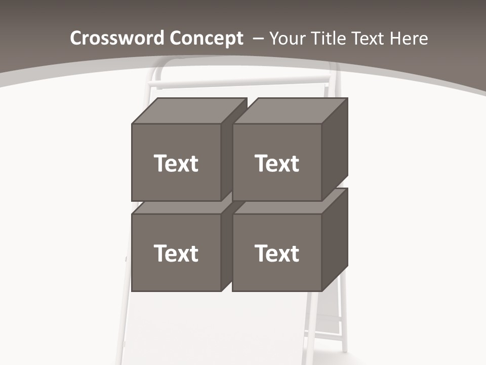 Stand Empty Big PowerPoint Template