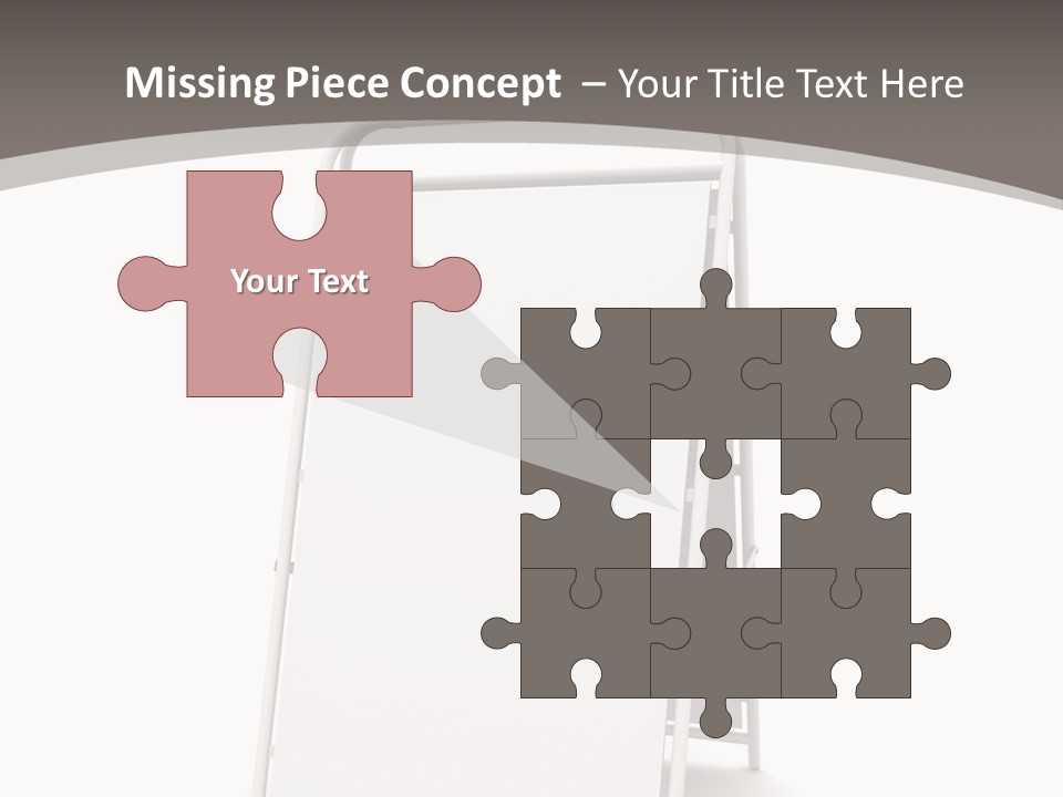 Stand Empty Big PowerPoint Template