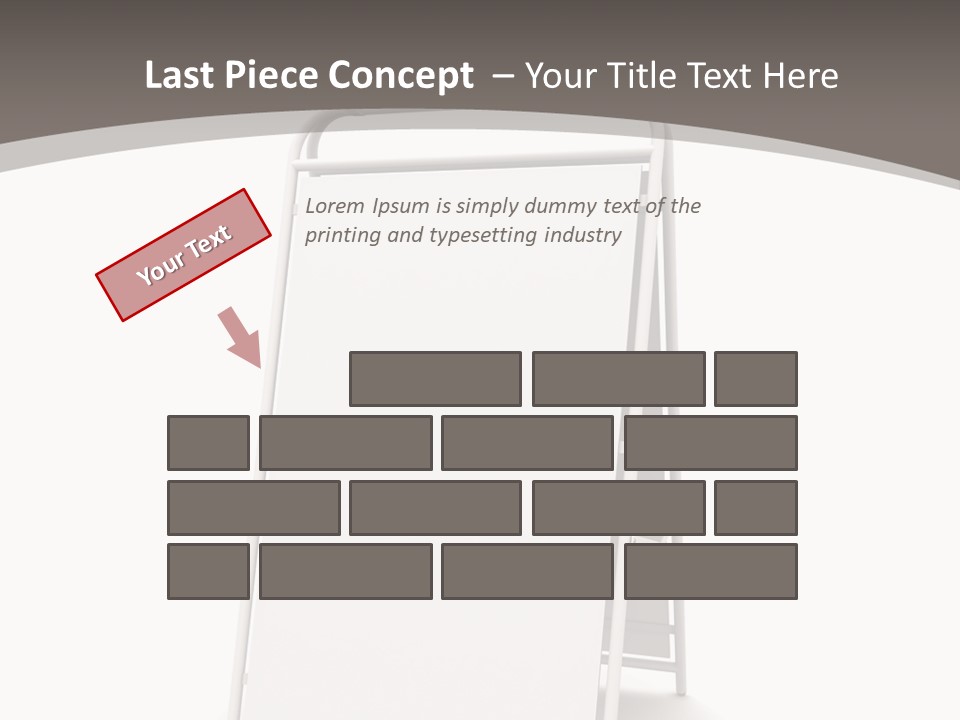 Stand Empty Big PowerPoint Template