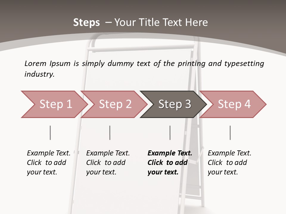 Stand Empty Big PowerPoint Template