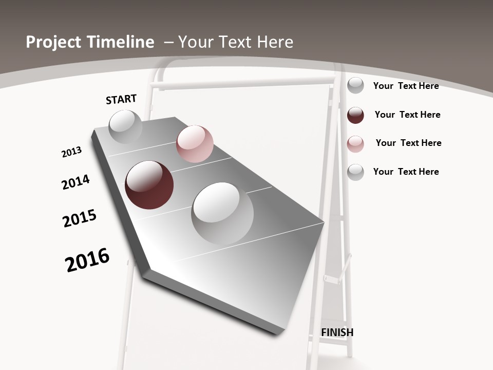 Stand Empty Big PowerPoint Template