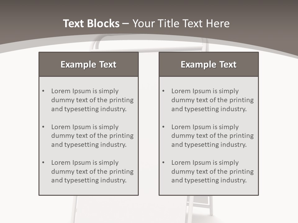 Stand Empty Big PowerPoint Template