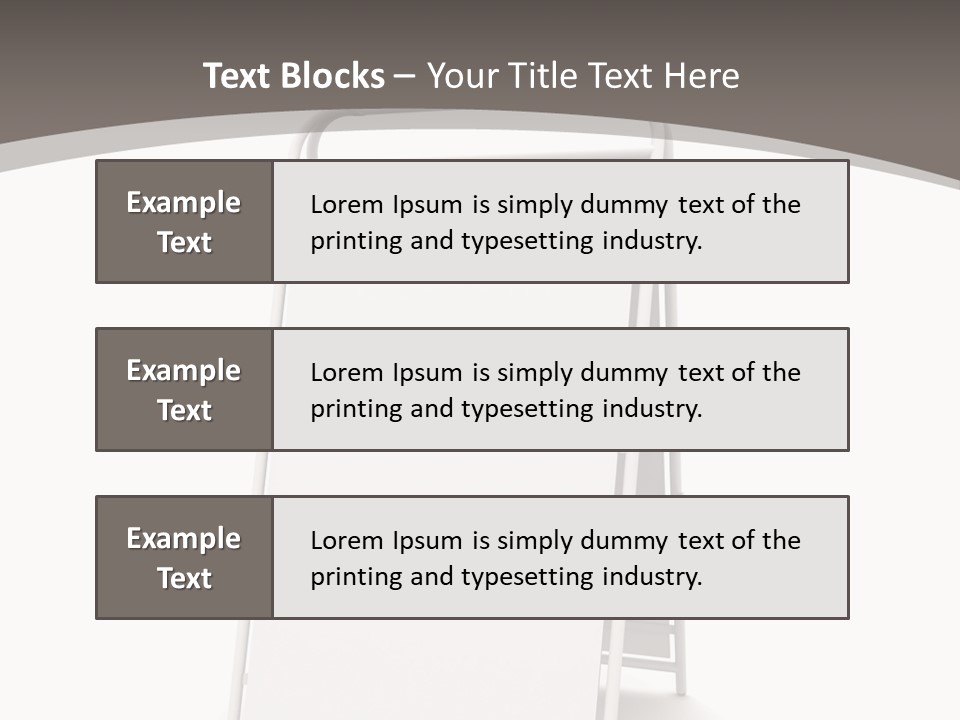 Stand Empty Big PowerPoint Template
