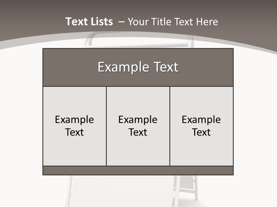 Stand Empty Big PowerPoint Template