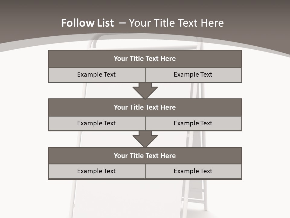 Stand Empty Big PowerPoint Template