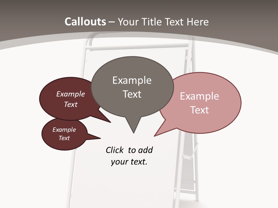 Stand Empty Big PowerPoint Template