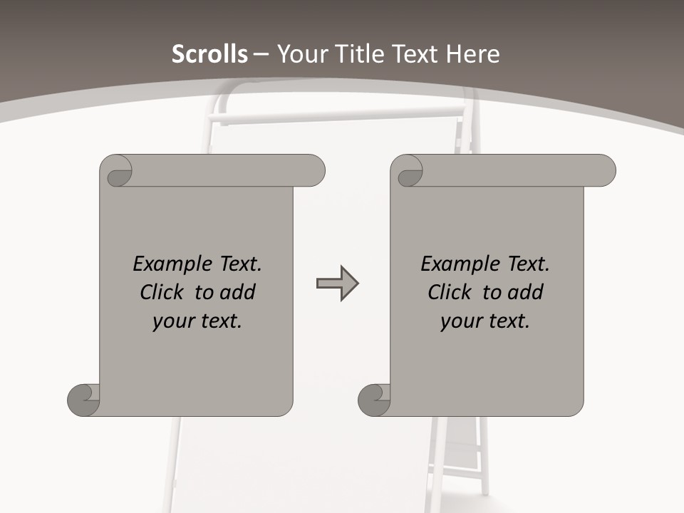 Stand Empty Big PowerPoint Template