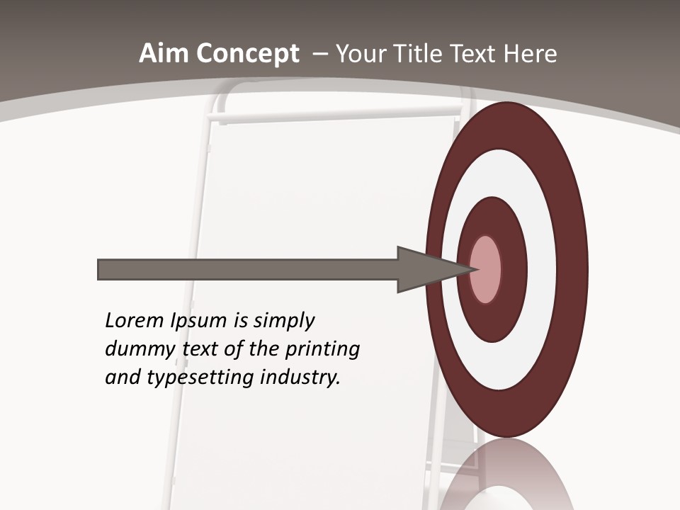 Stand Empty Big PowerPoint Template