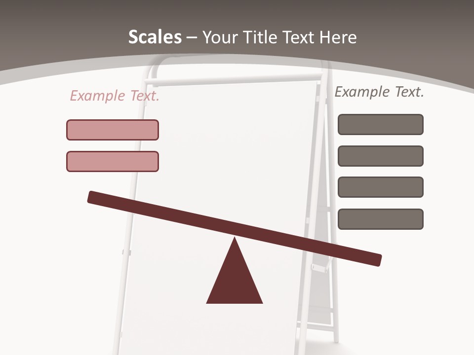 Stand Empty Big PowerPoint Template