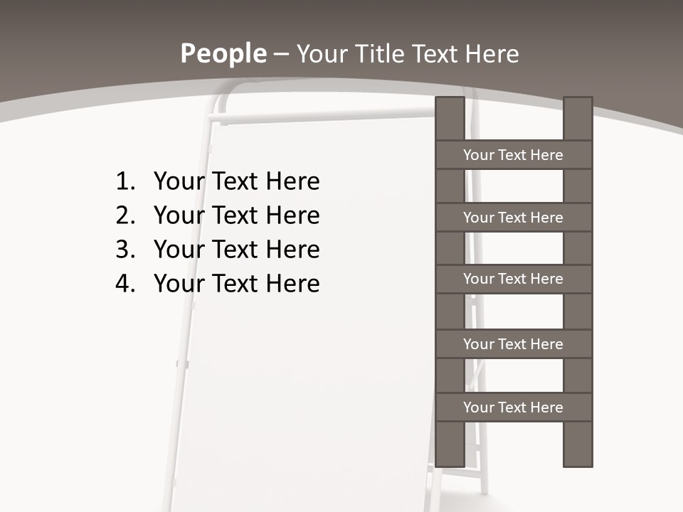 Stand Empty Big PowerPoint Template
