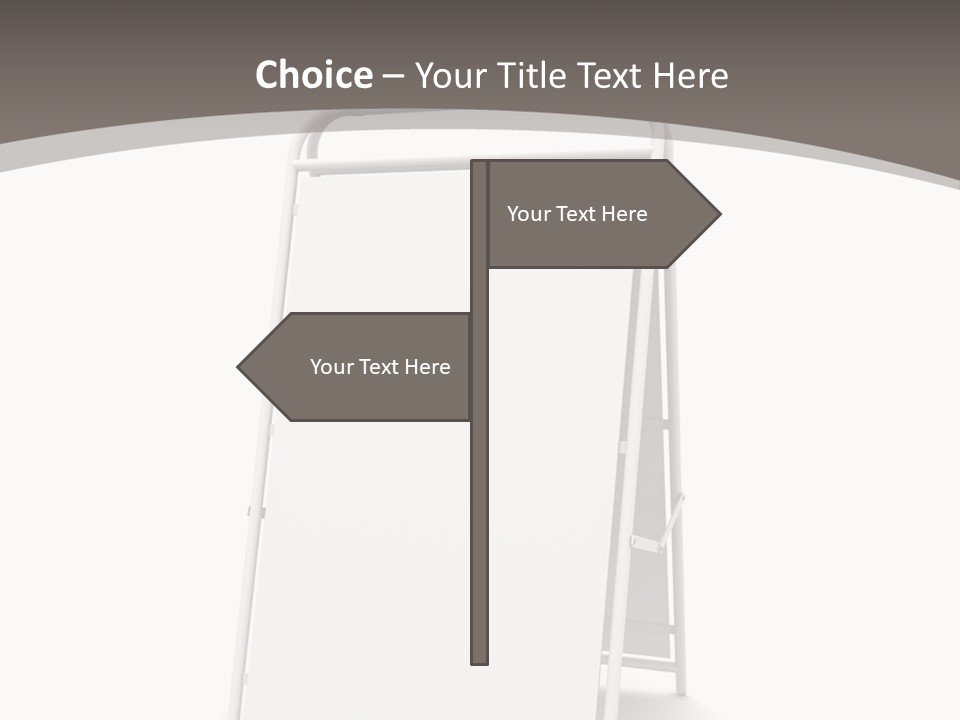 Stand Empty Big PowerPoint Template
