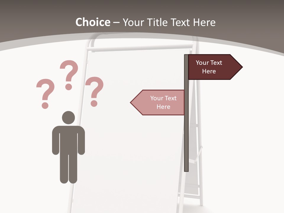 Stand Empty Big PowerPoint Template