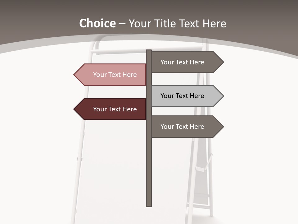 Stand Empty Big PowerPoint Template