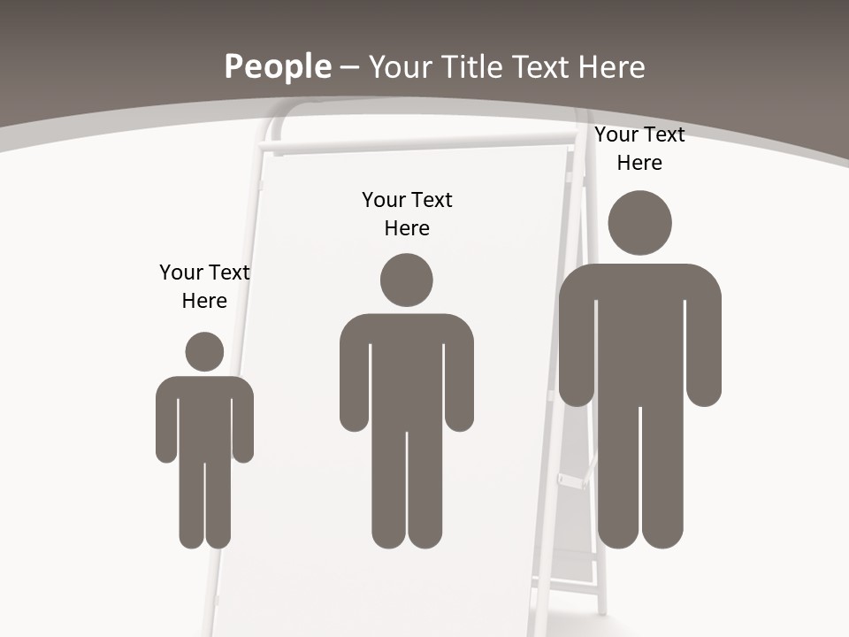 Stand Empty Big PowerPoint Template