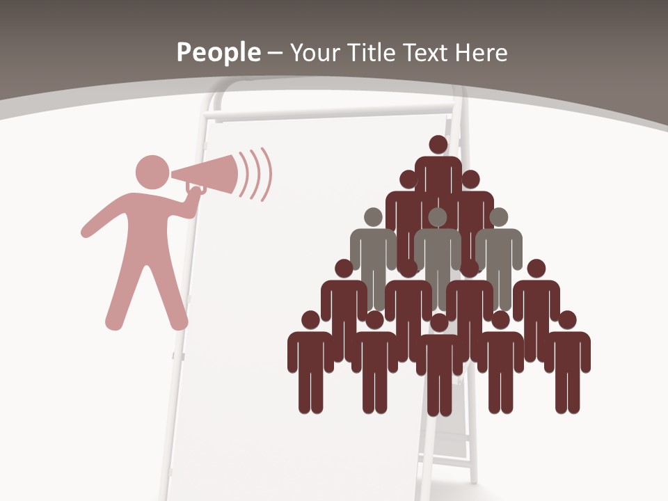 Stand Empty Big PowerPoint Template