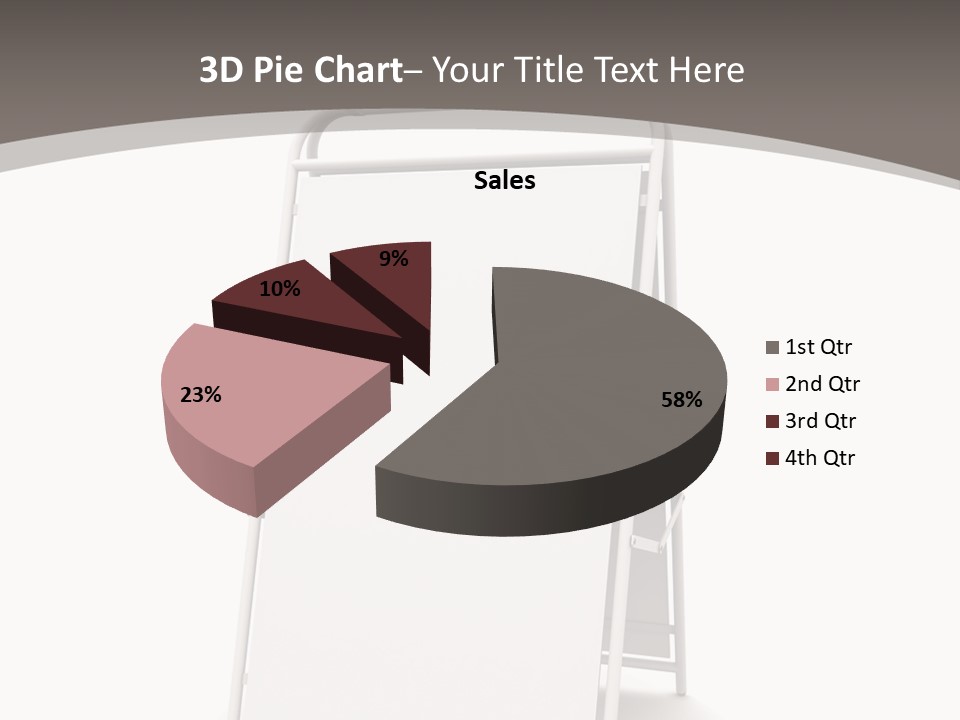 Stand Empty Big PowerPoint Template