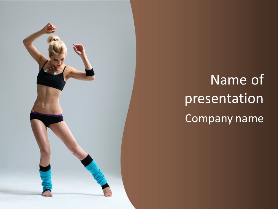 Action Lifestyle Gym PowerPoint Template