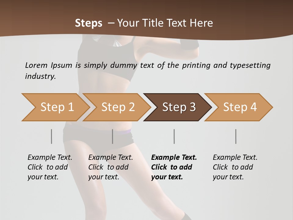 Action Lifestyle Gym PowerPoint Template