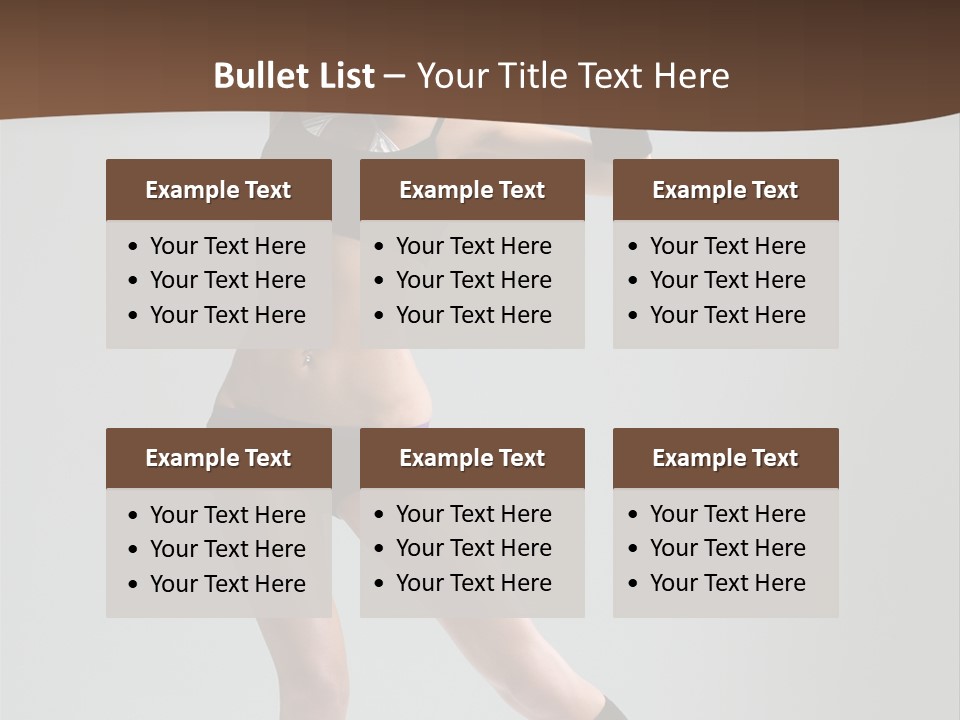 Action Lifestyle Gym PowerPoint Template