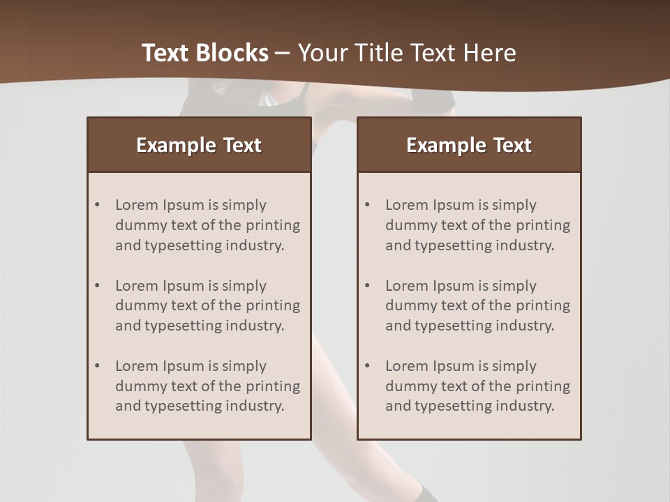 Action Lifestyle Gym PowerPoint Template