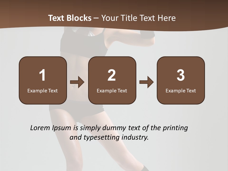 Action Lifestyle Gym PowerPoint Template