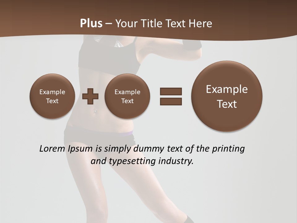 Action Lifestyle Gym PowerPoint Template