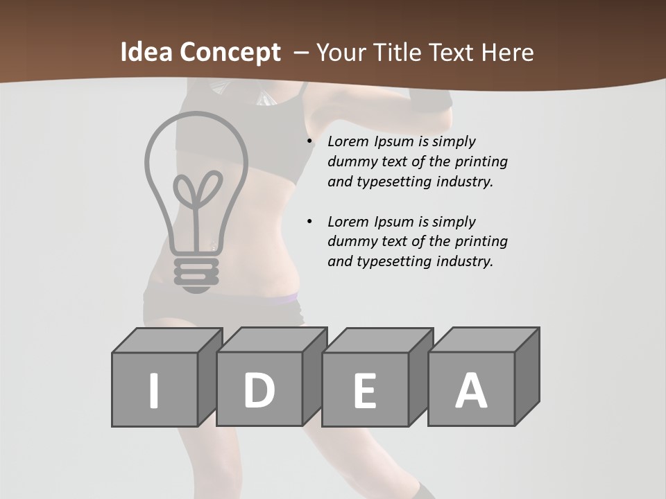 Action Lifestyle Gym PowerPoint Template