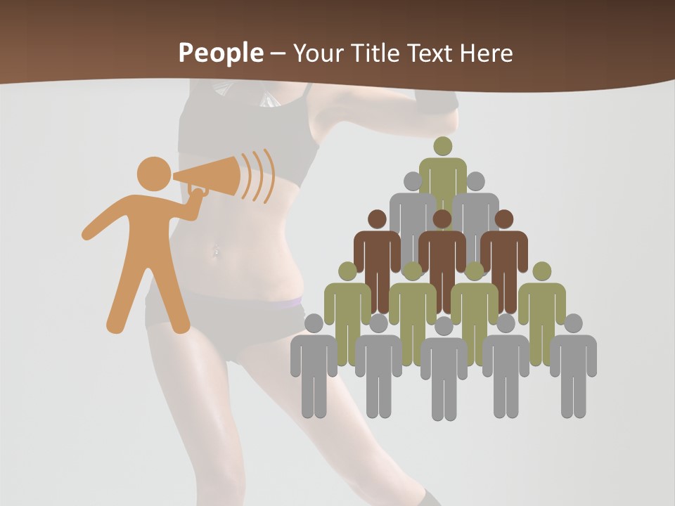 Action Lifestyle Gym PowerPoint Template