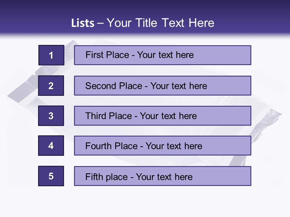 Desert Liquid Isolated PowerPoint Template